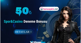 Vizyonbet 50 TL Deneme Bonusu