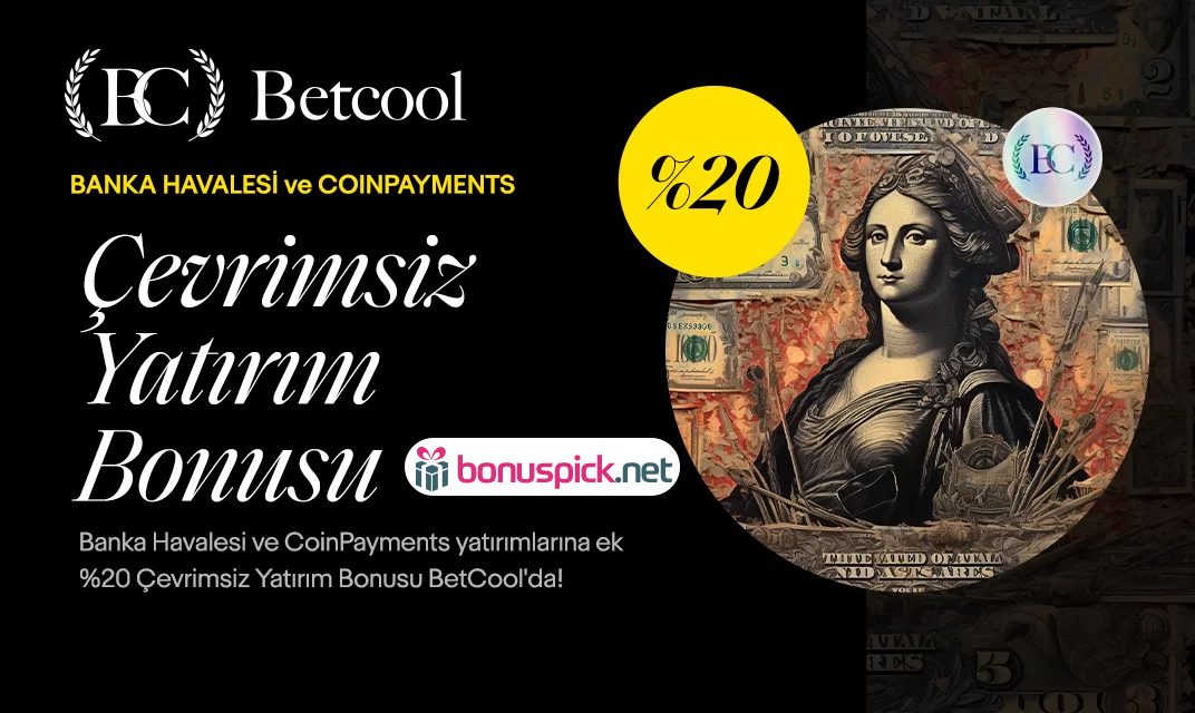 Betcool Çevrimsiz Yatırım Bonusu