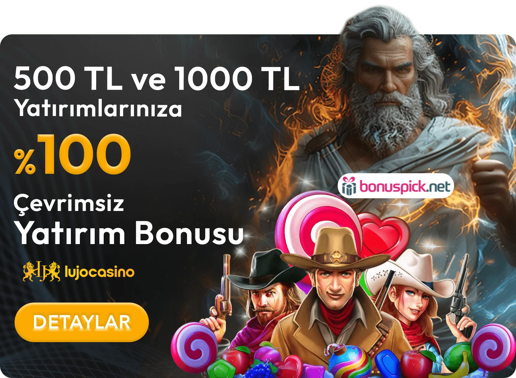 Lujocasino Yatırım Bonusu